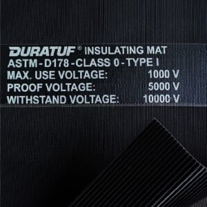 ASTM Insulating mats Insulating mats