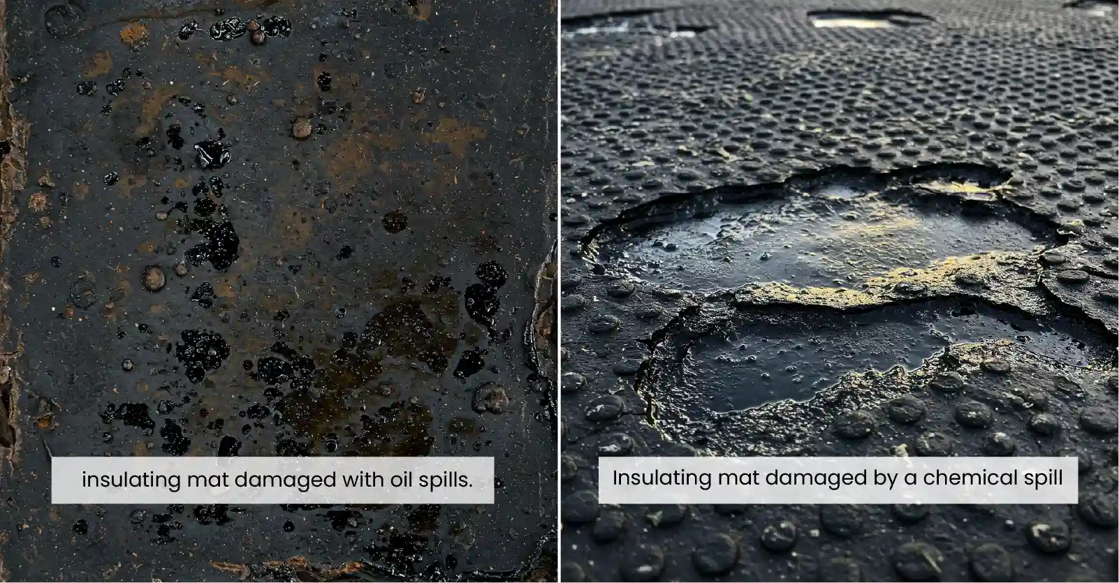 Electrical Rubber Matting Damages