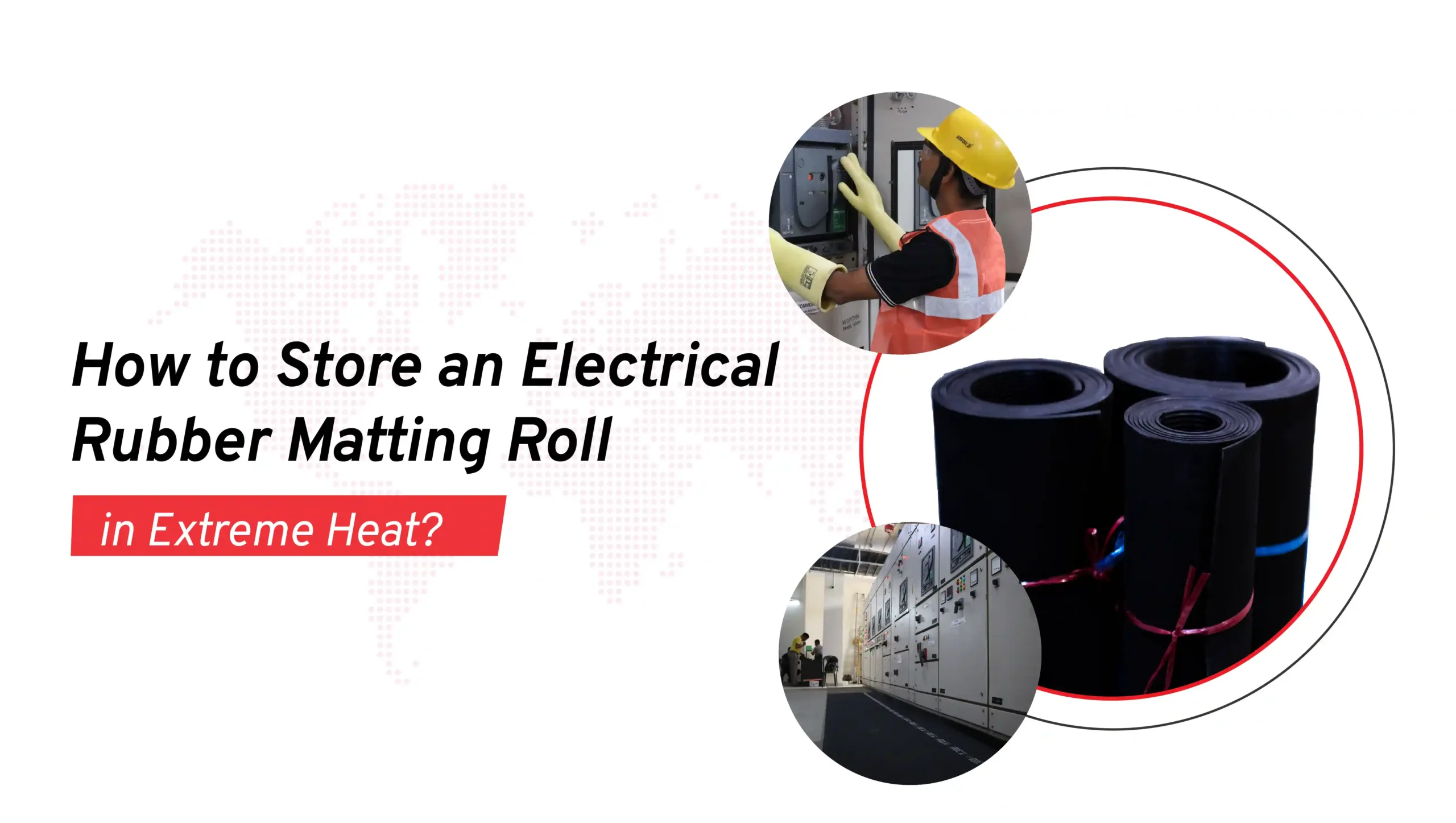 How to Store an Electrical Rubber Matting Roll