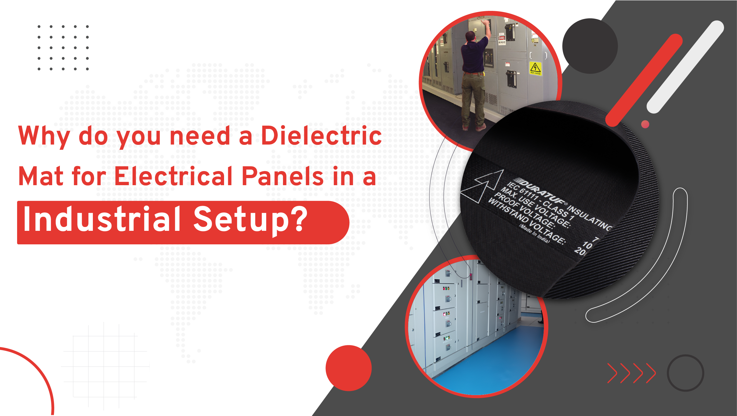 Dielectric Mat for Electrical Panel