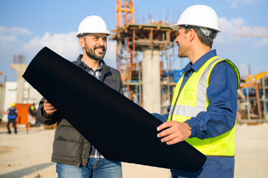 Insulating Mat at Work