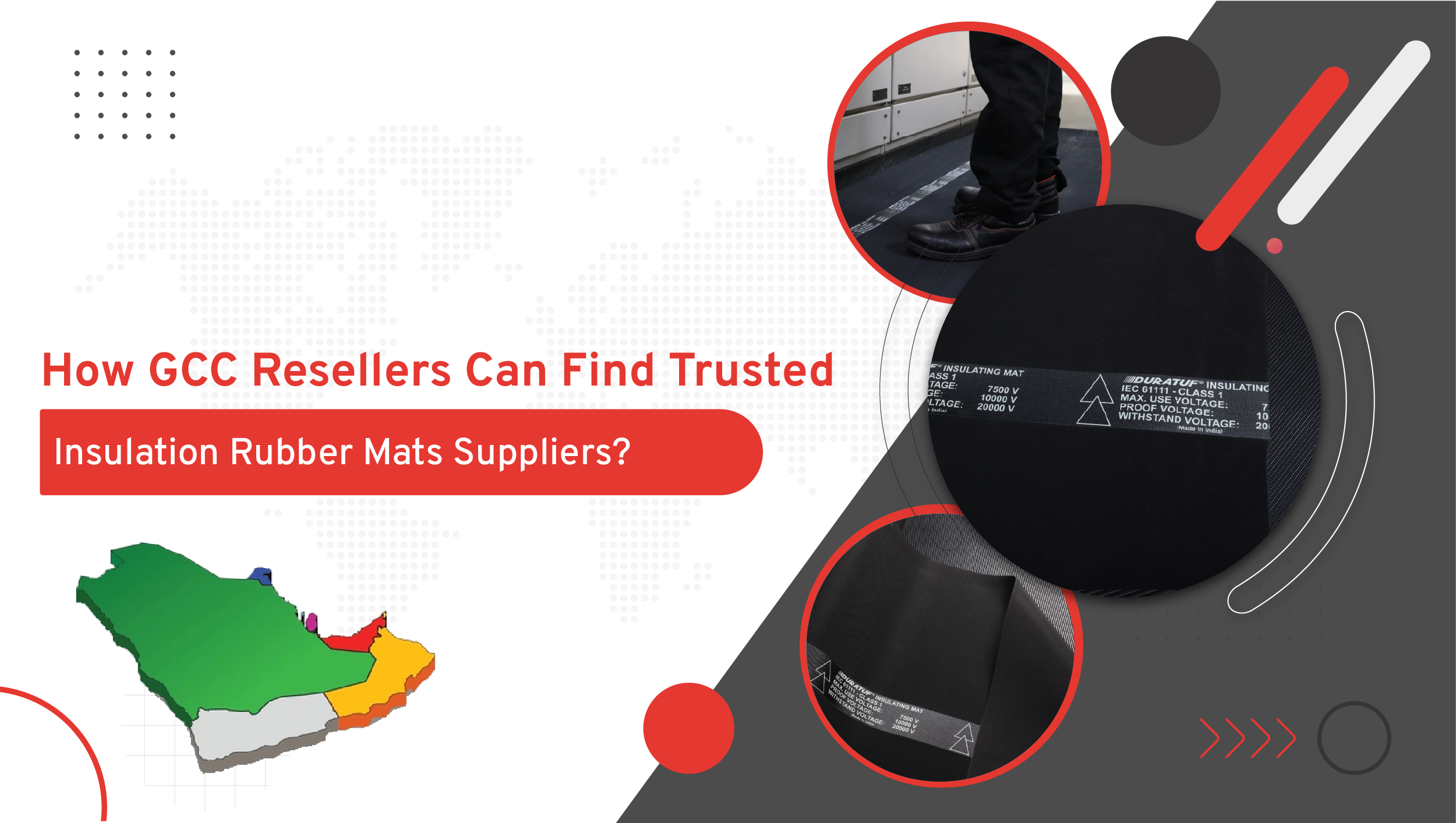 GCC Resellers Insulation Rubber Mats Suppliers