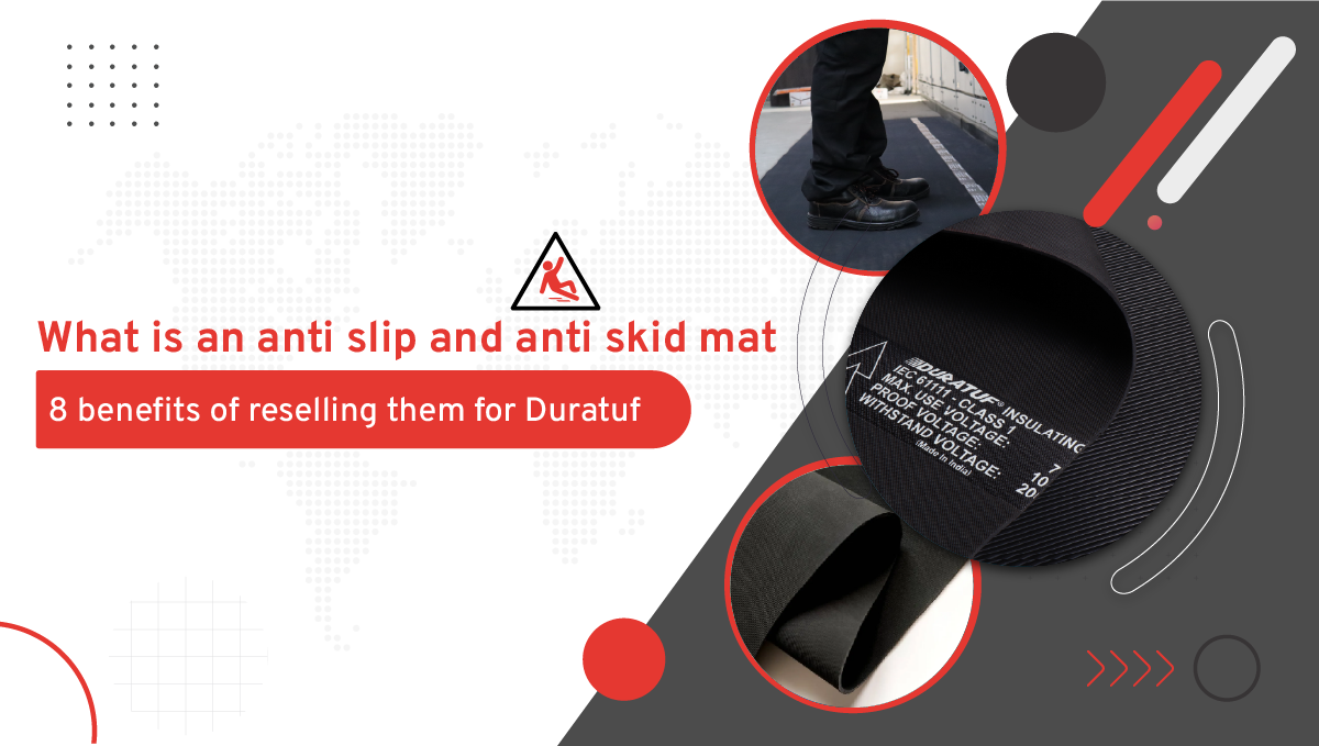 anti slip and anti skid mat deferrence
