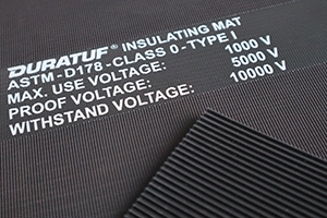 ASTM electrical insulating mat